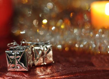 doku parlayan altın Noel glitter 