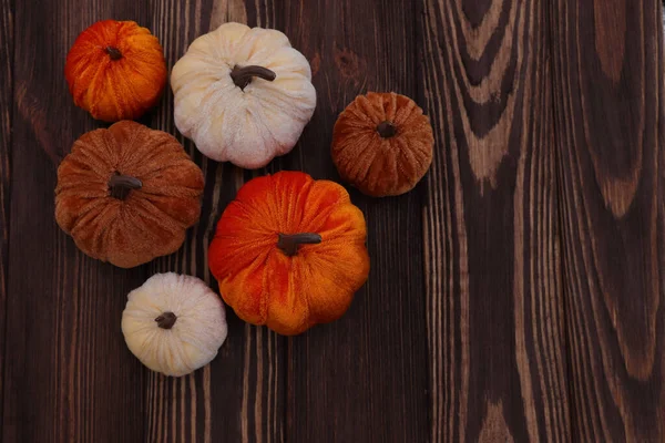 Tekstil balkabağı ev dekorasyonu, sonbahar tatilleri