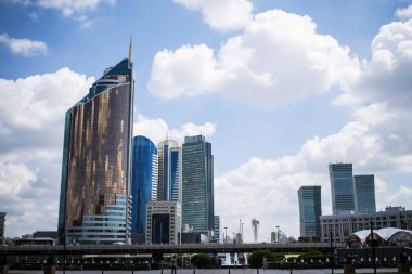 Görünümü, cadde ve mimari Astana Kazakistan
