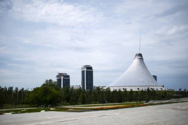 Görünümü, cadde ve mimari Astana Kazakistan