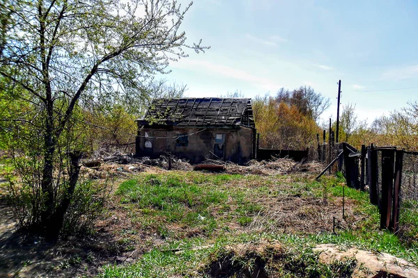 Abandonado Decadente Casa Velha — Fotografia de Stock