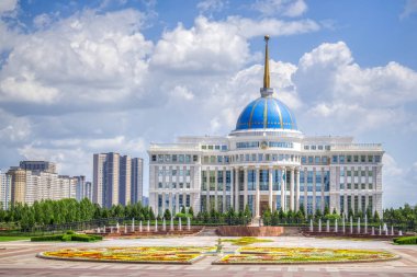 Astana/Kazakistan - 07.07.2017:Kazakistan Cumhurbaşkanı Akorda'nın Astana'daki ikametgahı (Nur-Sultan).