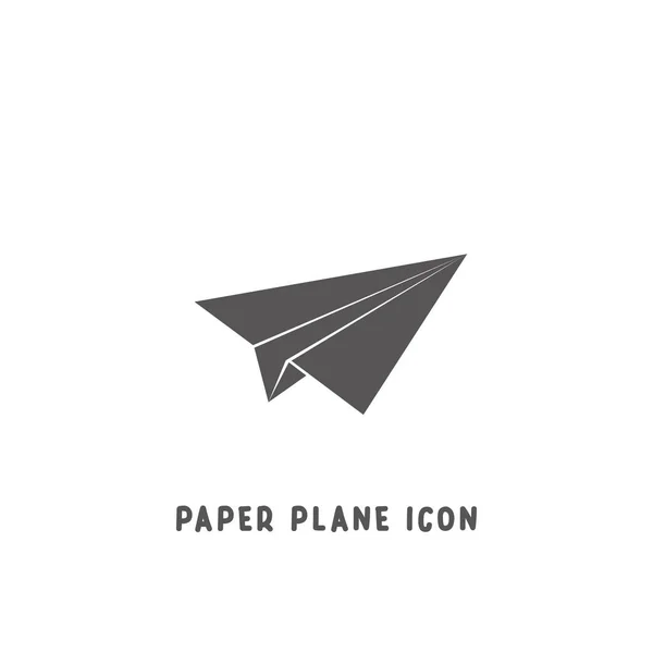 Icona del piano di carta semplice illustrazione vettoriale in stile piatto . — Vettoriale Stock