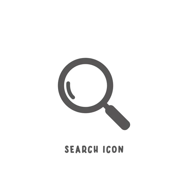 Icône de recherche illustration vectorielle de style plat simple . — Image vectorielle