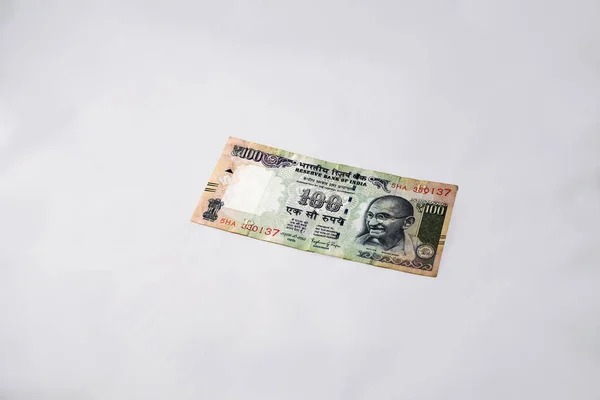 古いインド百ルピー通貨紙幣 — ストック写真