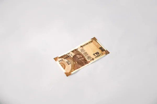 Nya Indiska Ten Rupie Valuta Note — Stockfoto