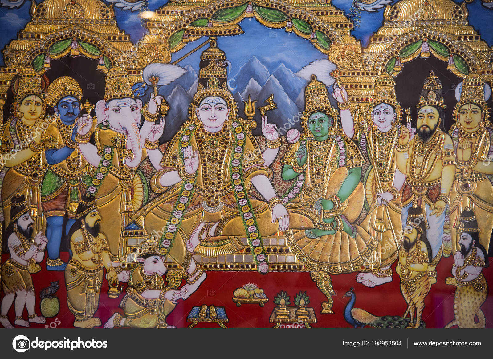 Tanjore Painting One Most Popular Forms Classical South Indian Painting