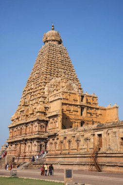 Vimana ayrıcalık. Brihadishvara Tapınağı, Thanjavur, Tamil Nadu