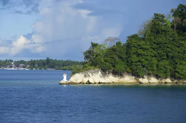 Lekki Dom Havelock Island Wyspie Jest Północny Wschód Stolicy Port — Zdjęcie stockowe