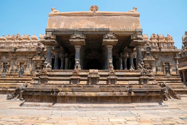 Agra Mandapa Conocido Como Raja Gambhiran Airavatesvara Temple Darasuram Tamil — Foto de Stock