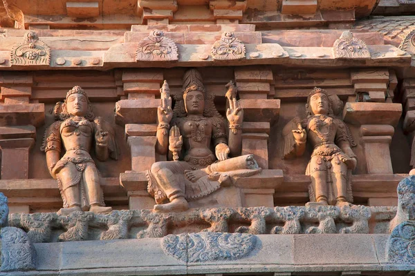 Tallados Gopura Santuario Deivanayaki Ammán Adyacente Templo Airavatesvara Darasuram Tamil — Foto de Stock