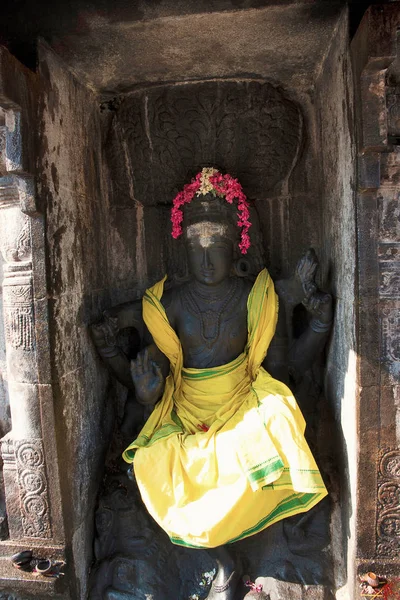 Dakshina Murti Deltog Vise Sittande Ett Banayan Träd Airavatesvara Tempel — Stockfoto