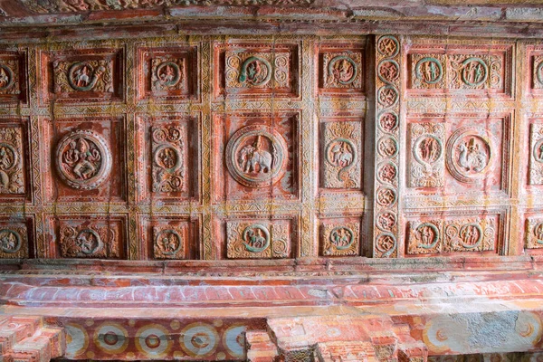 Sulptures Och Sniderier Taket Nataraja Mandapa Airavatesvara Tempel Komplex Darasuram — Stockfoto