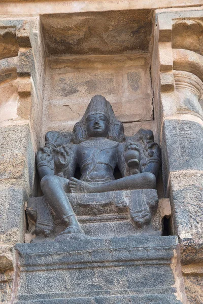Candesa Tres Caras Trimurti Nicho Pared Norte Complejo Templos Airavatesvara — Foto de Stock