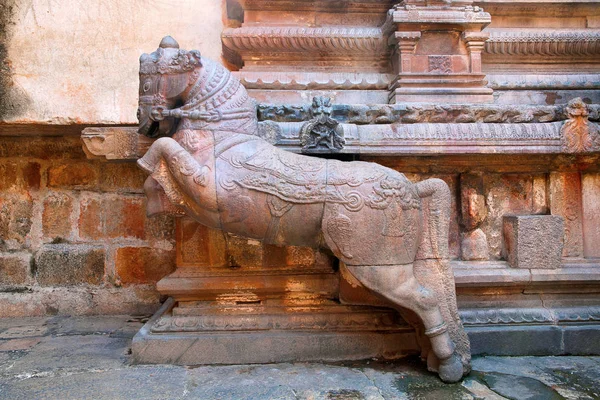 Galloping Horses Flights Steps Subrahmanyam Shrine Brihadisvara Temple Complex Tanjore — Stock Photo, Image