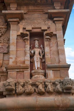 Hari-Hara, Batı niş, Brihadisvara Tapınağı, Tanjore Tamil Nadu Hindistan