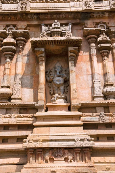 Ganesha Nicho Parede Sul Santuário Subrahmanyam Complexo Templo Brihadisvara Tanjore — Fotografia de Stock