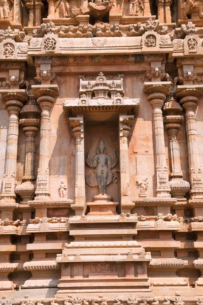 Kartikeya Nicho Parede Oeste Santuário Subrahmanyam Complexo Templo Brihadisvara Tanjore — Fotografia de Stock