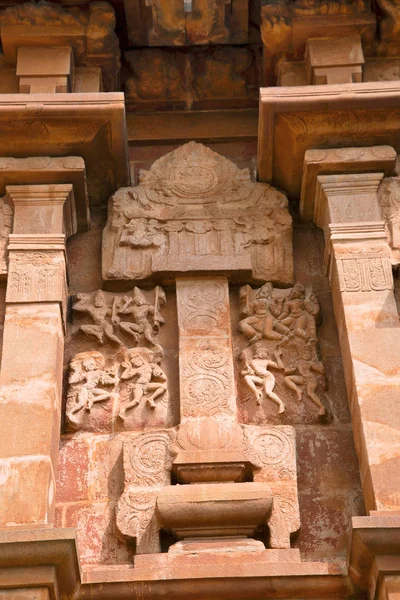 Kumbha Panjara Nicho Sur Templo Brihadisvara Tanjore Tamil Nadu India — Foto de Stock