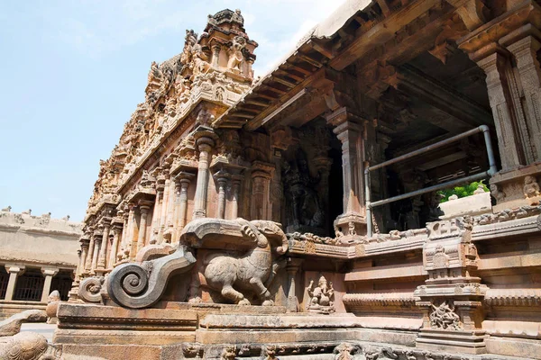 Santuário Subrahmanyam Complexo Templo Brihadisvara Tanjore Tamil Nadu Índia Vista — Fotografia de Stock