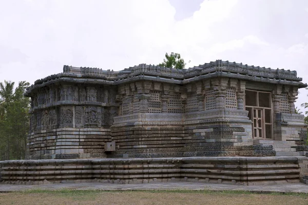 Tempio Kedareshwara Halebid Karnataka India Veduta Dal Sud Est — Foto Stock
