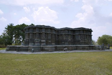 Kedareshwara Tapınağı, Halebid, Güney Batı görünümünden Karnataka, Hindistan