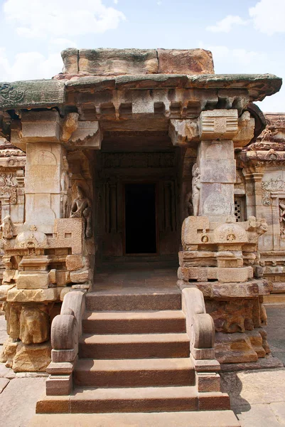 Восточный Вход Храм Вирупакши Храм Паттадакал Паттадакал Карнатака Индия — стоковое фото