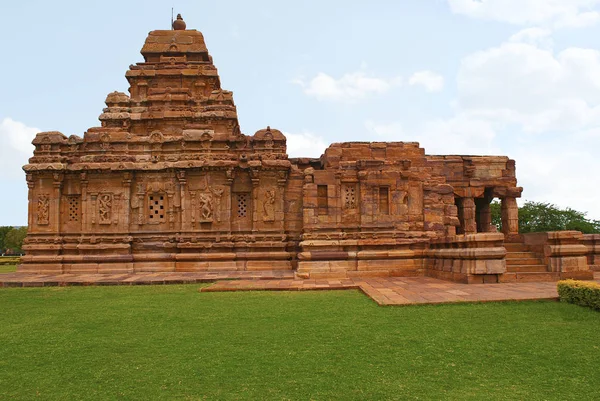 Храм Сангамесвара Виджесвара Храм Паттадакал Паттадакал Индия — стоковое фото