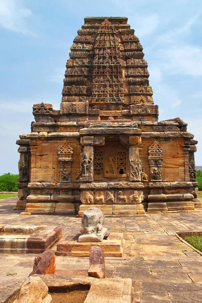 Tempio Papanatha Complesso Del Tempio Pattadakal Pattadakal Karnataka India Vista — Foto Stock