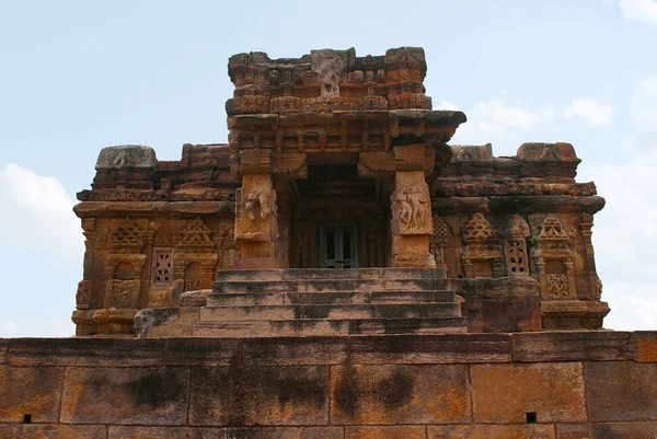 Templo Papanatha Complexo Templo Pattadakal Pattadakal Karnataka Índia Vista Leste — Fotografia de Stock