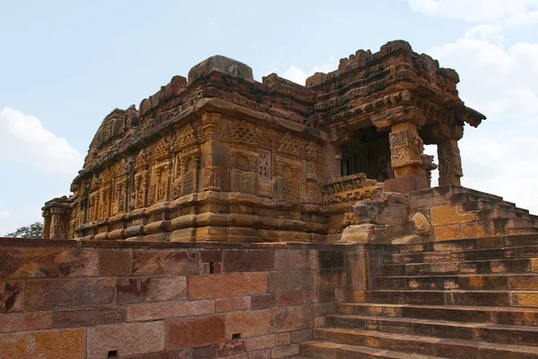 Templo Papanatha Complexo Templo Pattadakal Pattadakal Karnataka Índia Vista Sudeste — Fotografia de Stock