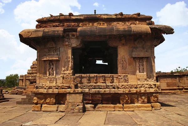 Vista Nandi Mandapa Templo Virupaksha Complejo Templos Pattadakal Pattadakal Karnataka — Foto de Stock
