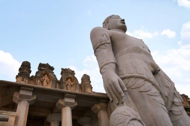 Bahubali, Gomateshwara olarak da bilinir, Vindhyagiri tepe, Shravanbelgola, İstanbul gigiantic Monolit heykeli