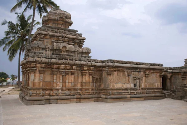 Typical Dravidian Style Shrine Panchakuta Basadi Panchakoota Basadi Kambadahalli Mandya — Stock Photo, Image