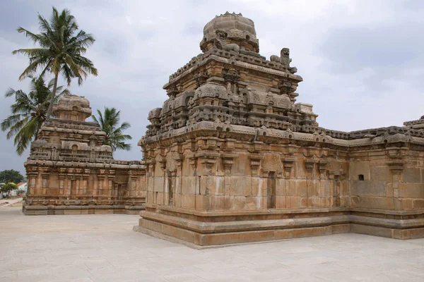 Santuario Típico Estilo Dravidian Panchakuta Basadi Panchakoota Basadi Kambadahalli Distrito —  Fotos de Stock