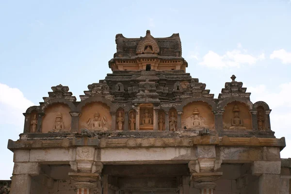 Vista Geral Complexo Templo Colina Vindhyagiri Sravanabelgola Karnataka Índia Vista — Fotografia de Stock