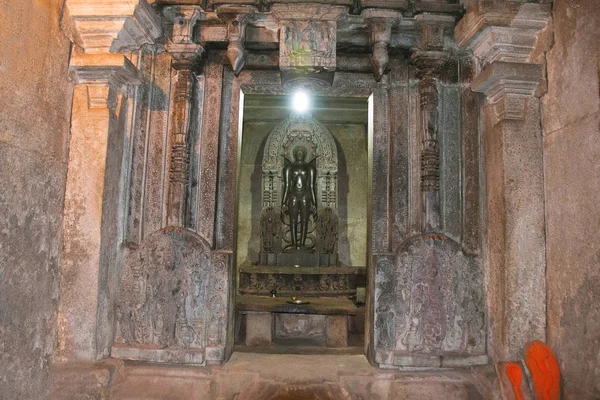 Akkana Basadi Sravanabelgola Karnataka Hindistan Büyük Dekoratif Defne Tavan — Stok fotoğraf