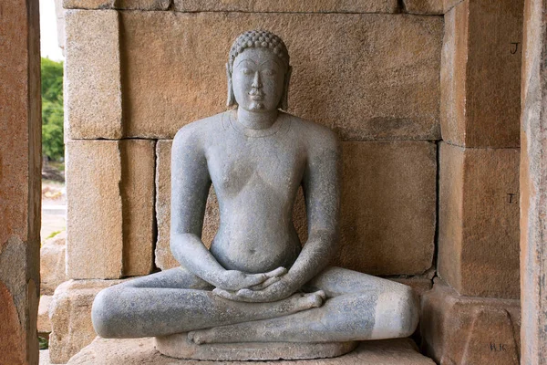 Heykel Jain Tirthankara Panchakuta Basadi Veya Panchakoota Basadi Kambadahalli Mandya — Stok fotoğraf