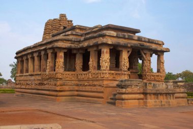 Durga Tapınağı, Aihole, Bagalkot, Karnataka, Hindistan Galaganatha grup tapınaklar 