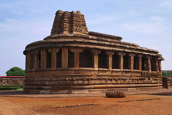 Durga Tempel Aihole Bagalkot Karnataka Indien Die Galaganatha Tempelgruppe — Stockfoto