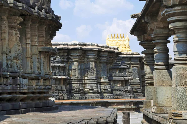 Chennakeshava Temple Complex Belur Karnataka India General View South West — Stock Photo, Image