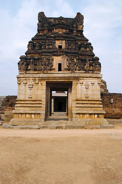 Templo Chandrasekhara Centro Real Recinto Real Hampi Karnataka India —  Fotos de Stock