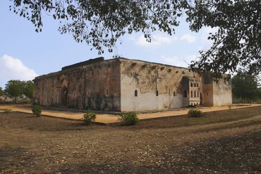 Queens banyo dış görünümünü. Kraliyet merkezi veya Kraliyet muhafaza. Hampi, Karnataka, Hindistan.
