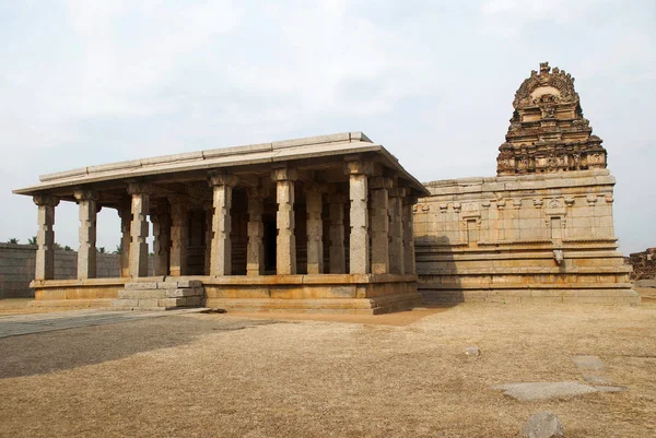 Templo Chandrasekhara Centro Real Recinto Real Hampi Karnataka India — Foto de Stock