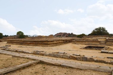 Kral'ın seyirci salonu kalıntıları. Hampi, Karnataka, Hindistan