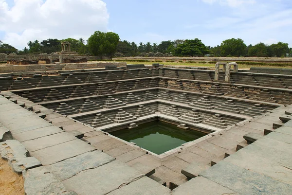 View Stepped Tank Hampi Karnataka India Royalty Free Stock Photos