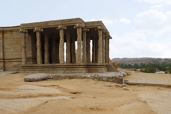 Kadalekalu Gram Ganesha Centro Sagrado Hampi Karnataka Índia — Fotografia de Stock