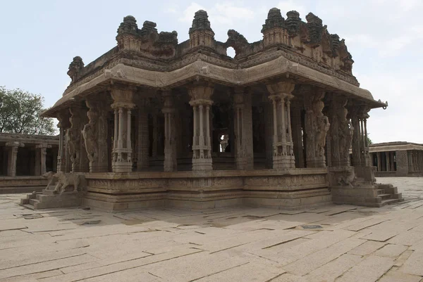 Kalyana Mandapa Vitthala Temple Complex Hampi Karnataka India Vista Exterior — Foto de Stock