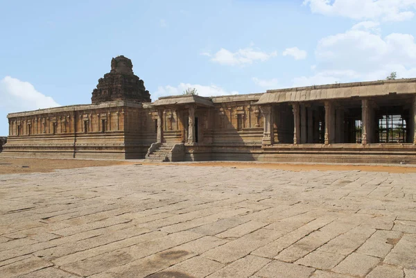 Santuario Principal Ardha Mandapa Maha Mandapa Templo Pattabhirama Hampi Karnataka —  Fotos de Stock