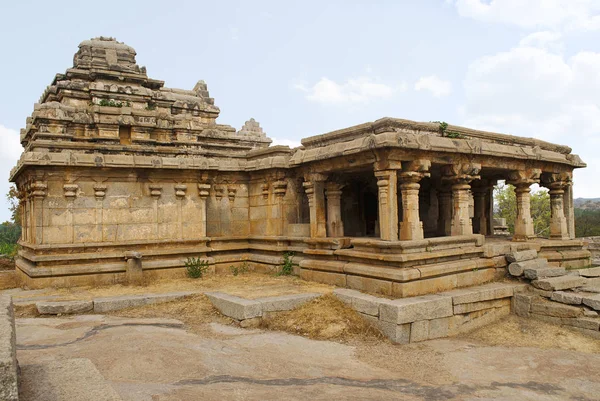 Templo Shiva Hemakuta Hill Hampi Karnataka India Sacred Center — Foto de Stock
